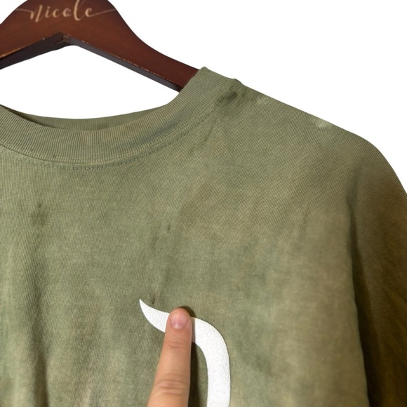 Disney Women’s Tie Dye Green/White Spirit Jersey- Size Large - Picture 4 of 7